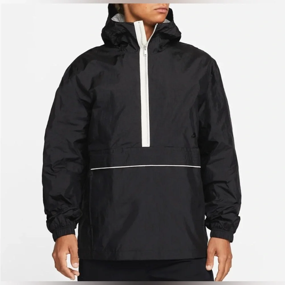 Nike Sportswear Style Essentials 1/2 zip Anorak Windbreaker Jacket DM6701-010